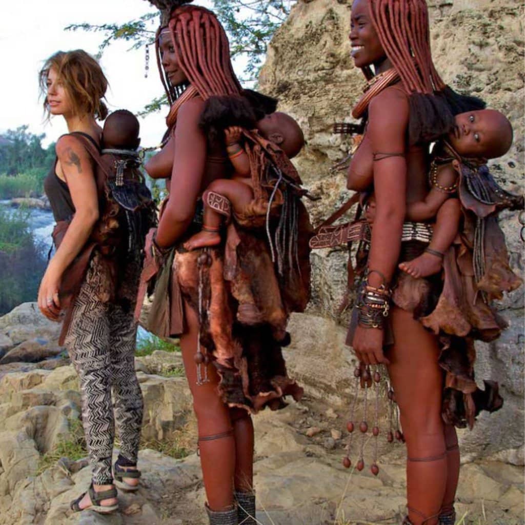 Alegra Ally & Himba women